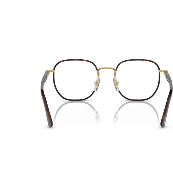 Persol Po1014vj Square Prescription Eyewear FramesGoldHavanaDemo Lens