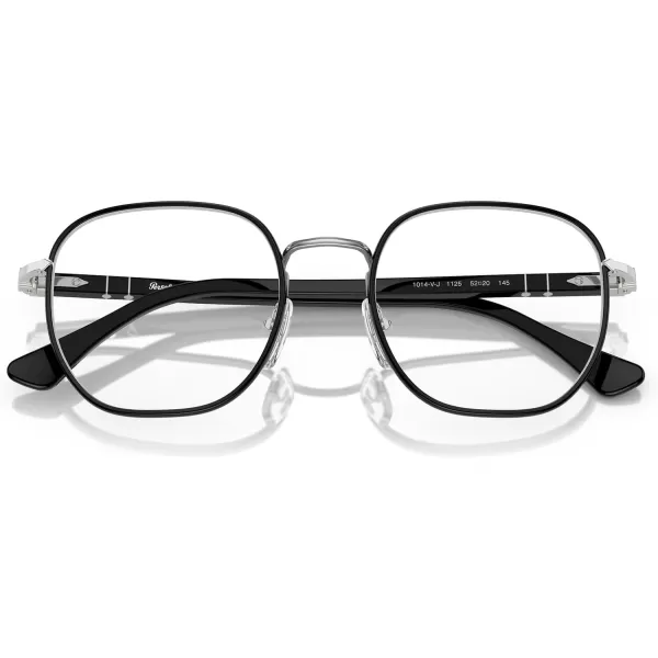Persol Po1014vj Square Prescription Eyewear FramesSilverBlackDemo Lens