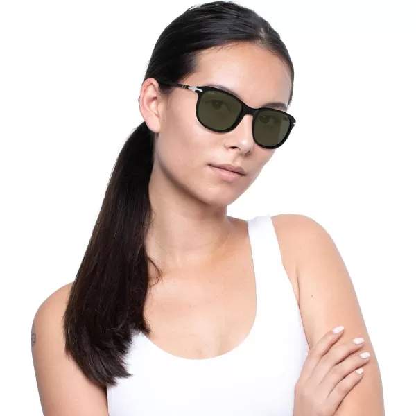 Persol Po1935s Square SunglassesBlackGreen