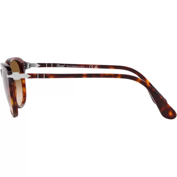 Persol Po1935s Square SunglassesHavanaClear Gradient Brown