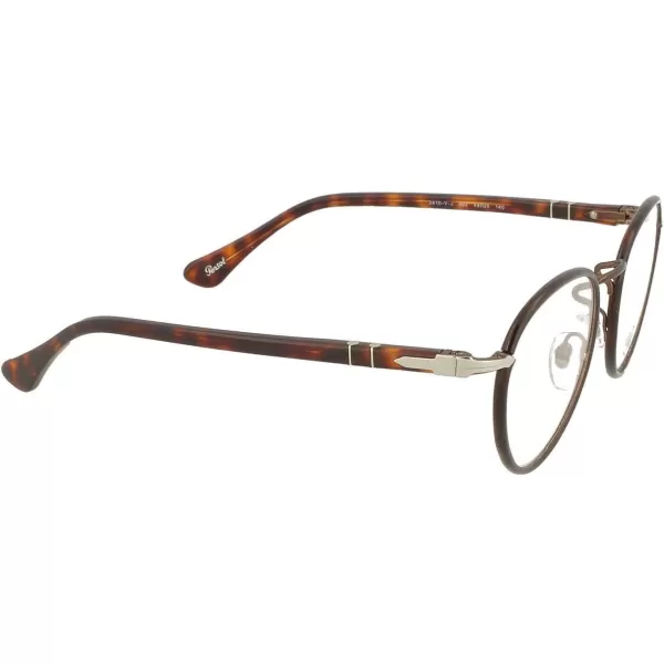 Persol Po2410vj Round Prescription Eyewear FramesBrownHavanaDemo Lens