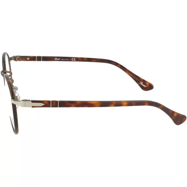 Persol Po2410vj Round Prescription Eyewear FramesBrownHavanaDemo Lens