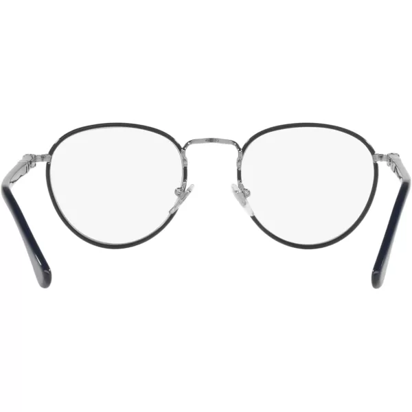 Persol Po2410vj Round Prescription Eyewear FramesCanna FucileBlueDemo Lens