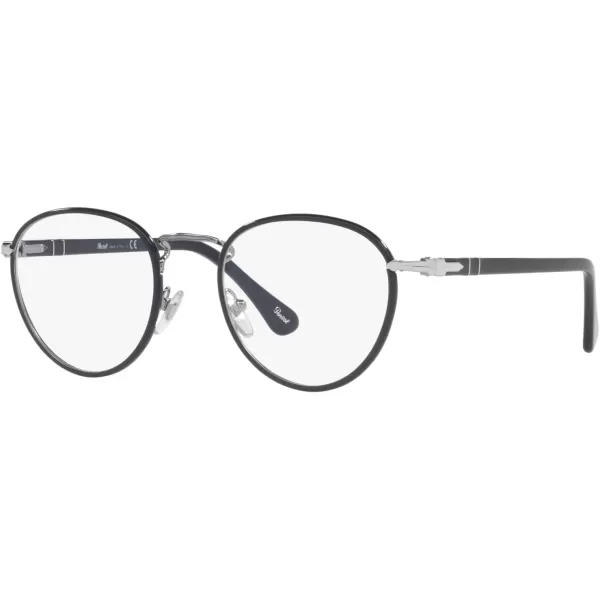 Persol Po2410vj Round Prescription Eyewear FramesCanna FucileBlueDemo Lens