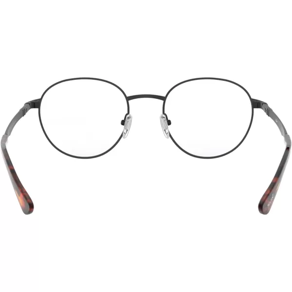 Persol Po2460v Round Prescription Eyewear FramesBlackDemo Lens