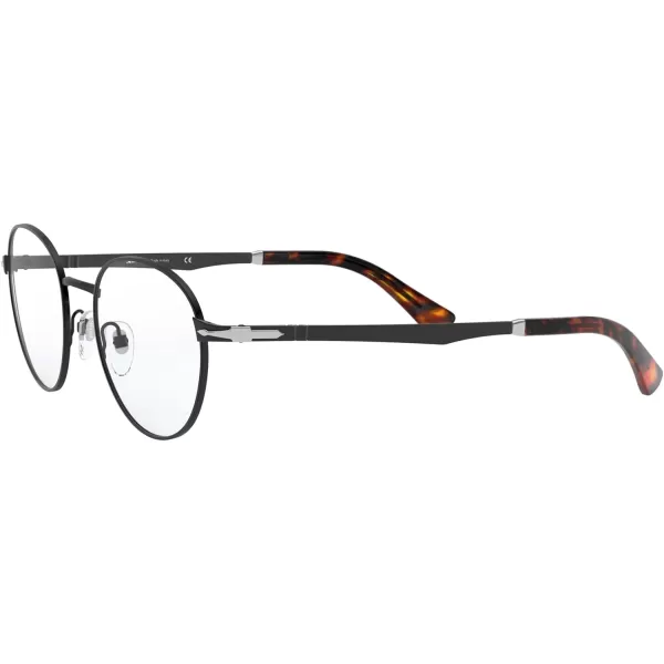 Persol Po2460v Round Prescription Eyewear FramesBlackDemo Lens