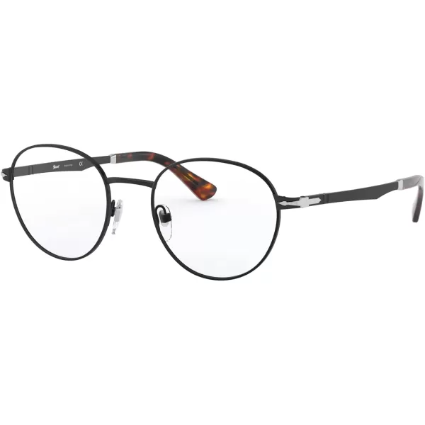 Persol Po2460v Round Prescription Eyewear FramesBlackDemo Lens