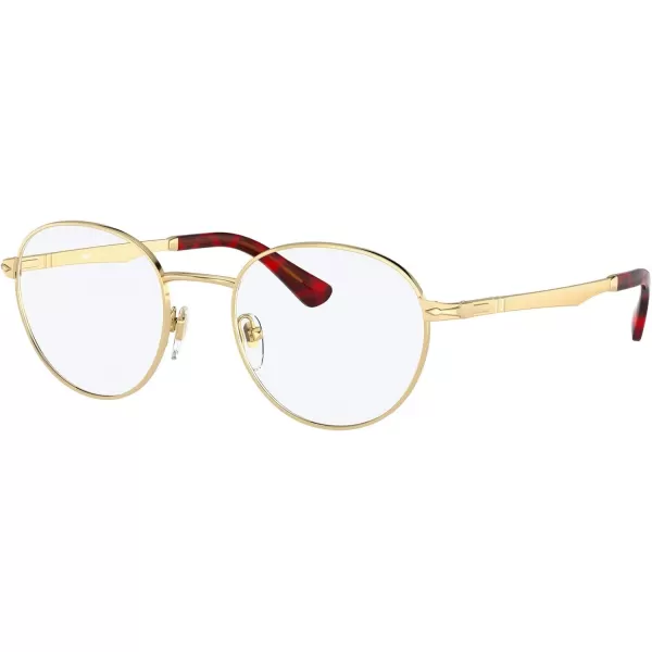 Persol Po2460v Round Prescription Eyewear FramesGoldDemo Lens