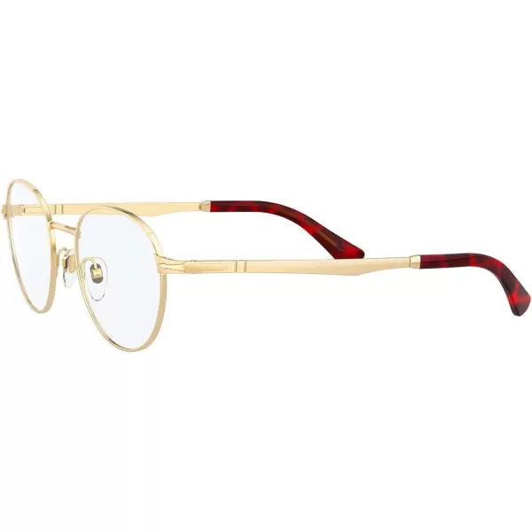 Persol Po2460v Round Prescription Eyewear FramesGoldDemo Lens