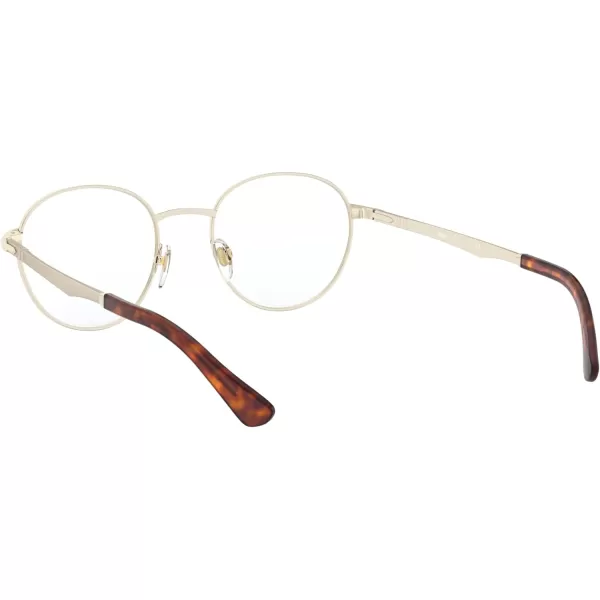 Persol Po2460v Round Prescription Eyewear FramesGoldHavanaDemo Lens