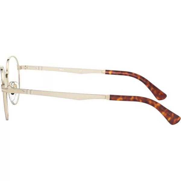 Persol Po2460v Round Prescription Eyewear FramesGoldHavanaDemo Lens