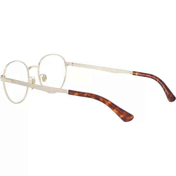 Persol Po2460v Round Prescription Eyewear FramesGoldHavanaDemo Lens