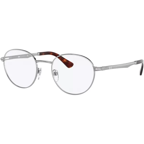 Persol Po2460v Round Prescription Eyewear FramesGunmetalDemo Lens