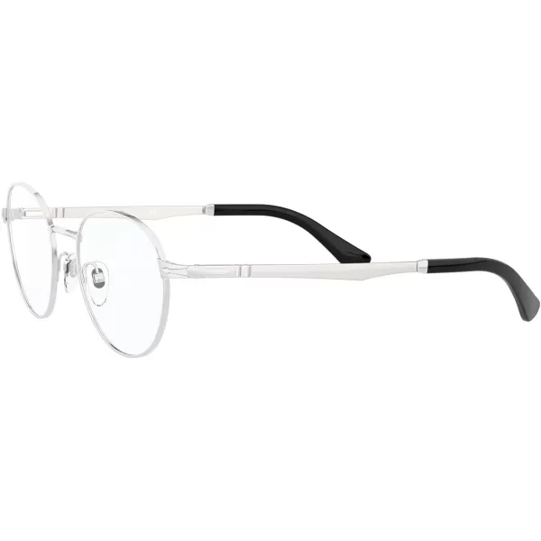 Persol Po2460v Round Prescription Eyewear FramesSilverDemo Lens