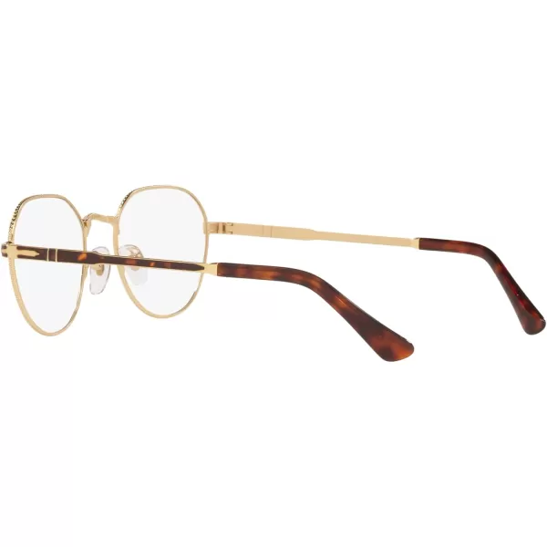 Persol Po2486v Round Prescription Eyewear FramesGoldDemo Lens