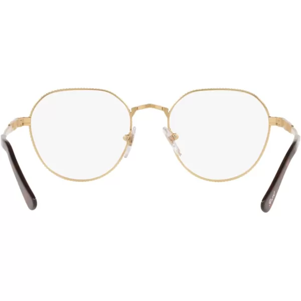 Persol Po2486v Round Prescription Eyewear FramesGoldDemo Lens