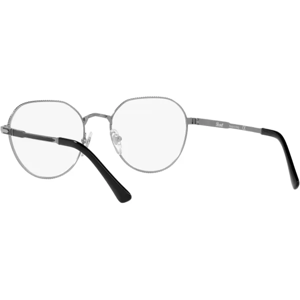 Persol Po2486v Round Prescription Eyewear FramesGunmetalDemo Lens