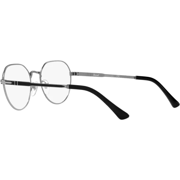 Persol Po2486v Round Prescription Eyewear FramesGunmetalDemo Lens