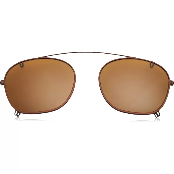 Persol Po3007c Clipon Sunglasses for Square Prescription Eyewear FramesBrownBrown Polarized