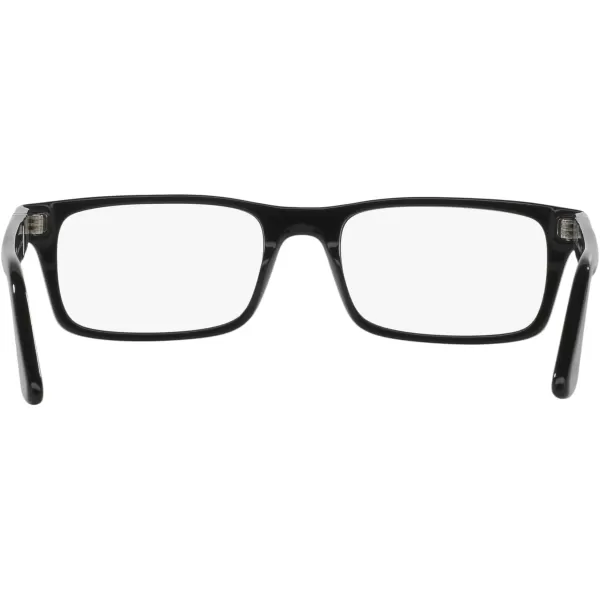 Persol Po3050v Rectangular Prescription Eyewear FramesBlackDemo Lens