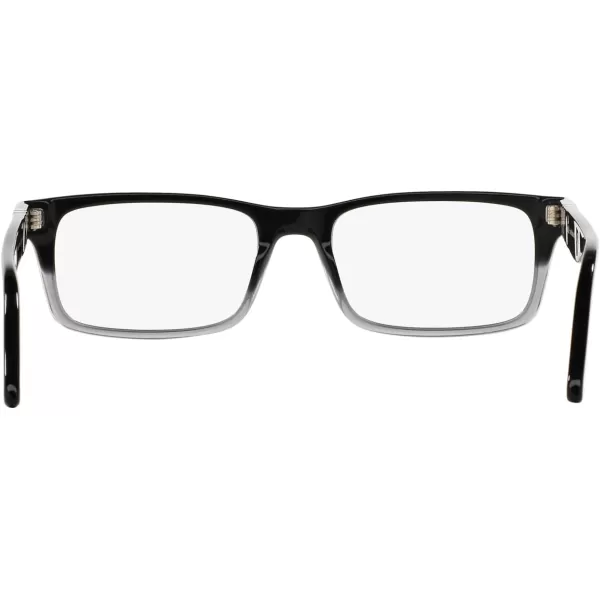 Persol Po3050v Rectangular Prescription Eyewear FramesGradient BlackDemo Lens