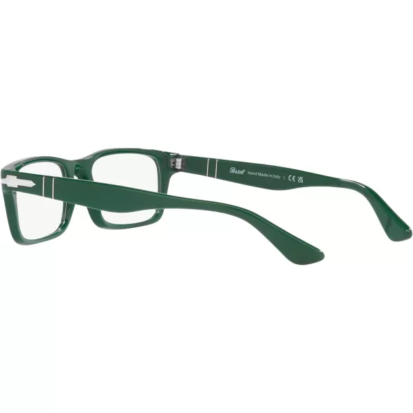 Persol Po3050v Rectangular Prescription Eyewear FramesSolid GreenDemo Lens