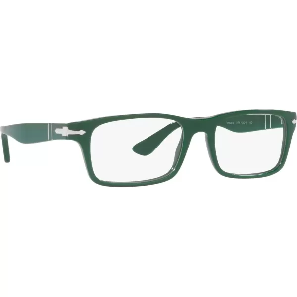 Persol Po3050v Rectangular Prescription Eyewear FramesSolid GreenDemo Lens