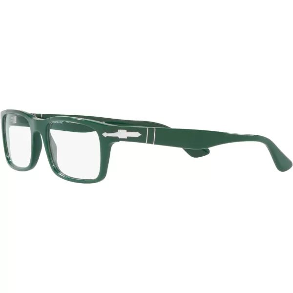 Persol Po3050v Rectangular Prescription Eyewear FramesSolid GreenDemo Lens