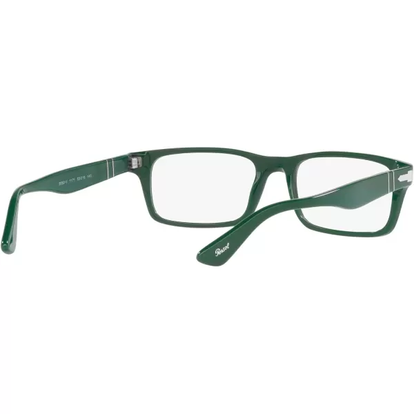 Persol Po3050v Rectangular Prescription Eyewear FramesSolid GreenDemo Lens