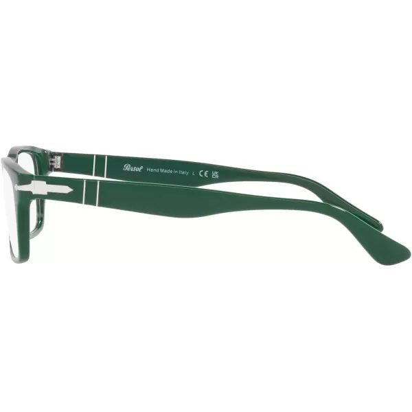 Persol Po3050v Rectangular Prescription Eyewear FramesSolid GreenDemo Lens