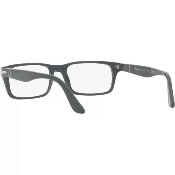 Persol Po3050v Rectangular Prescription Eyewear FramesSolid GreyDemo Lens