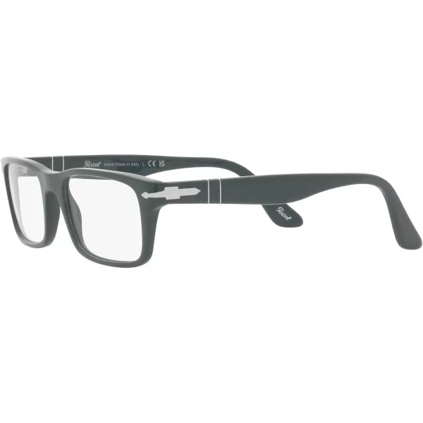 Persol Po3050v Rectangular Prescription Eyewear FramesSolid GreyDemo Lens