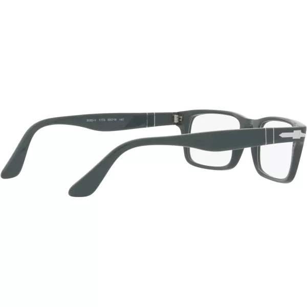 Persol Po3050v Rectangular Prescription Eyewear FramesSolid GreyDemo Lens