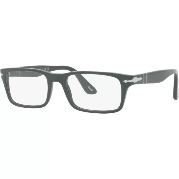 Persol Po3050v Rectangular Prescription Eyewear FramesSolid GreyDemo Lens