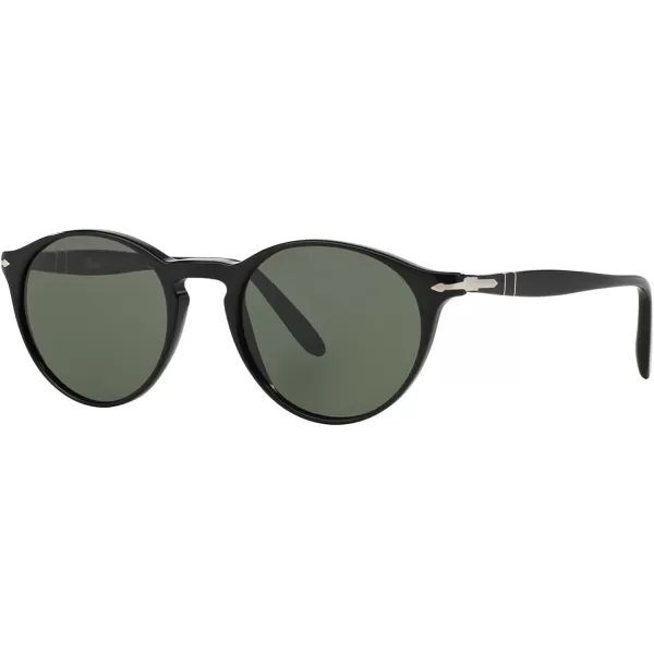 Persol Po3092sm Steve McQueen Round SunglassesBlackGreen