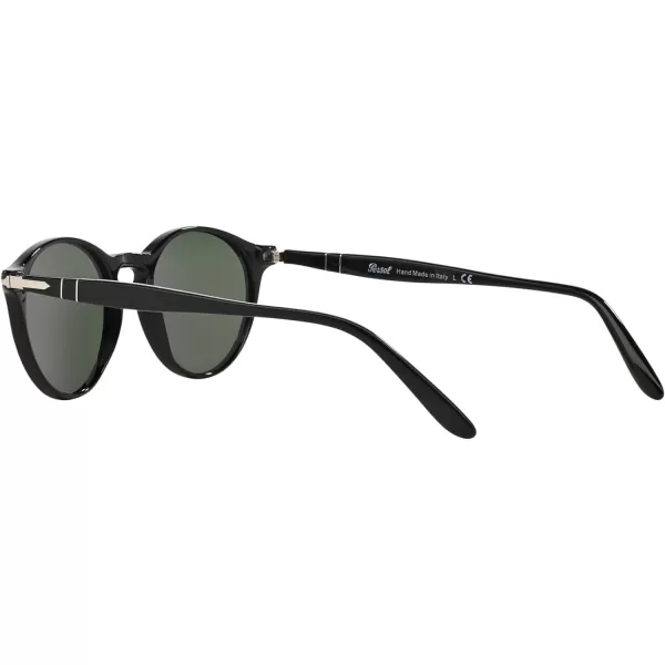 Persol Po3092sm Steve McQueen Round SunglassesBlackGreen