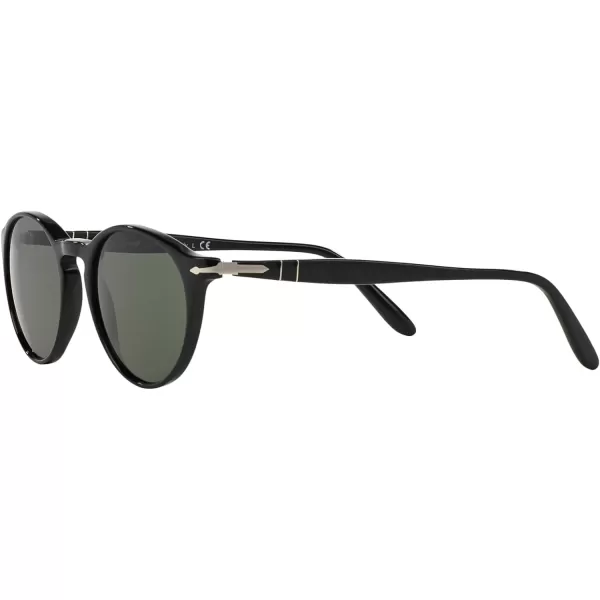 Persol Po3092sm Steve McQueen Round SunglassesBlackGreen