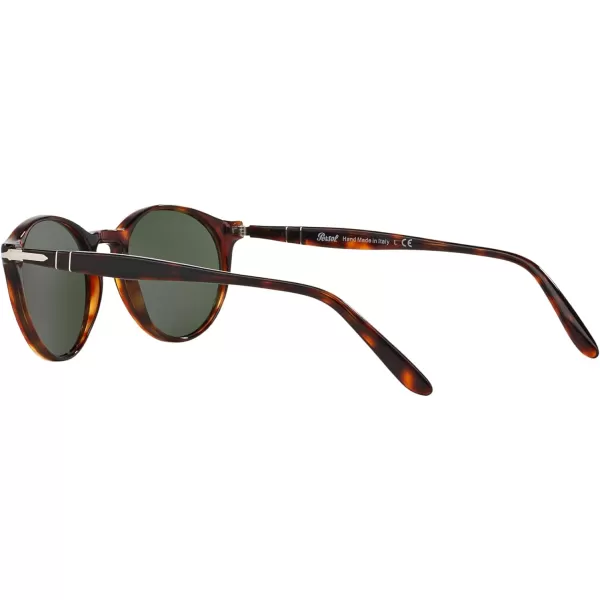 Persol Po3092sm Steve McQueen Round SunglassesHavanaGreen