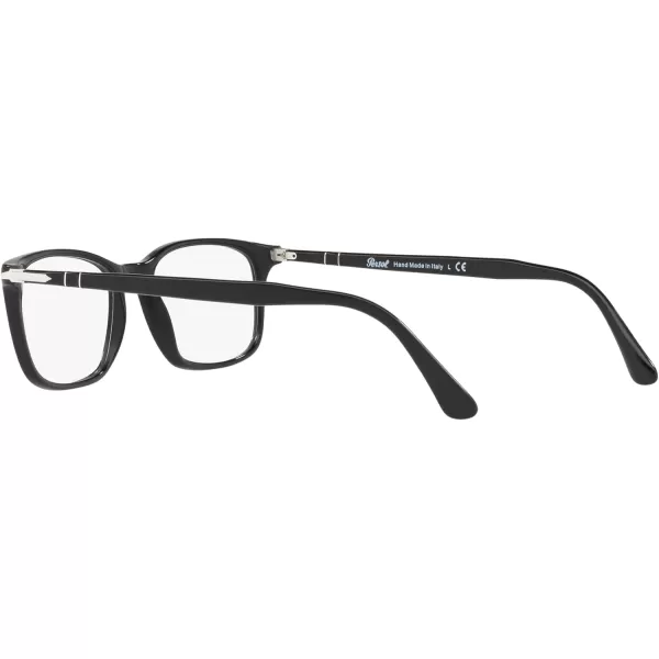 Persol Po3189v Rectangular Prescription Eyewear FramesBlackDemo Lens