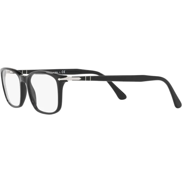 Persol Po3189v Rectangular Prescription Eyewear FramesBlackDemo Lens