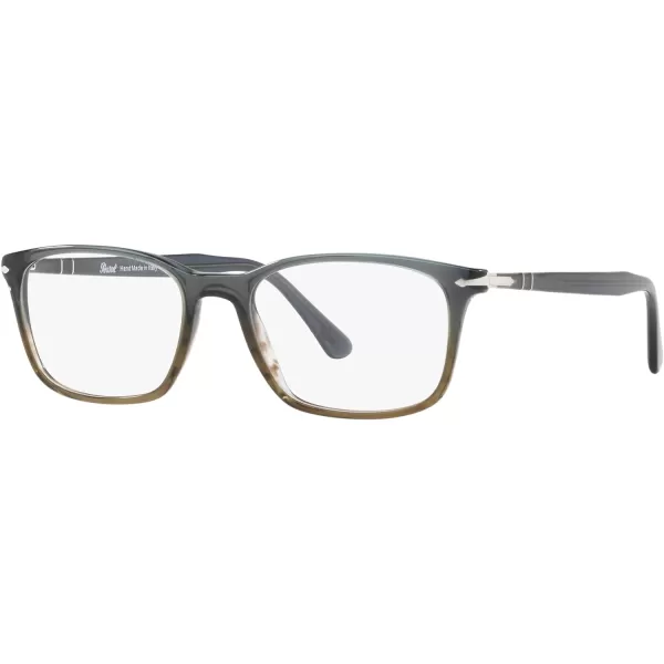 Persol Po3189v Rectangular Prescription Eyewear FramesGradient Grey StripedDemo Lens