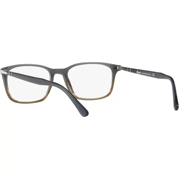 Persol Po3189v Rectangular Prescription Eyewear FramesGradient Grey StripedDemo Lens