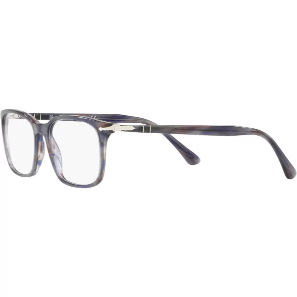 Persol Po3189v Rectangular Prescription Eyewear FramesGreyBlueDemo Lens