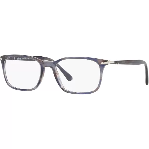 Persol Po3189v Rectangular Prescription Eyewear FramesGreyBlueDemo Lens