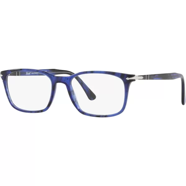 Persol Po3189v Rectangular Prescription Eyewear FramesStriped BlueDemo Lens