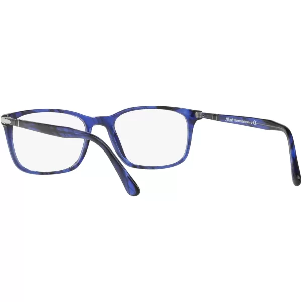 Persol Po3189v Rectangular Prescription Eyewear FramesStriped BlueDemo Lens