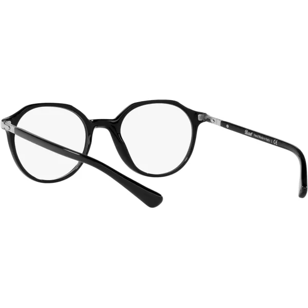 Persol Po3253v Square Prescription Eyewear FramesBlackDemo Lens