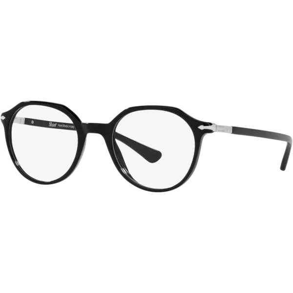 Persol Po3253v Square Prescription Eyewear FramesBlackDemo Lens