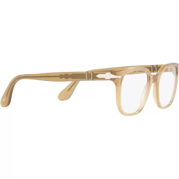 Persol Po3263v Square Prescription Eyewear FramesBeige OpalDemo Lens