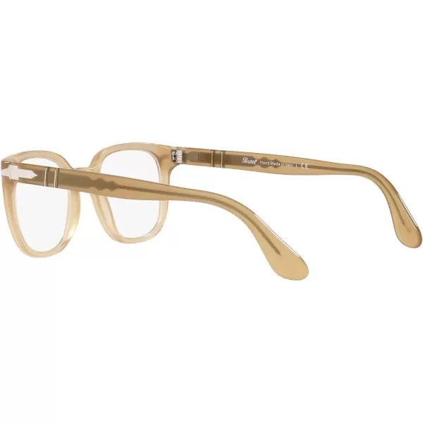 Persol Po3263v Square Prescription Eyewear FramesBeige OpalDemo Lens